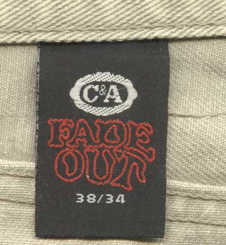 C&A FADE OUT 38/34   90-    