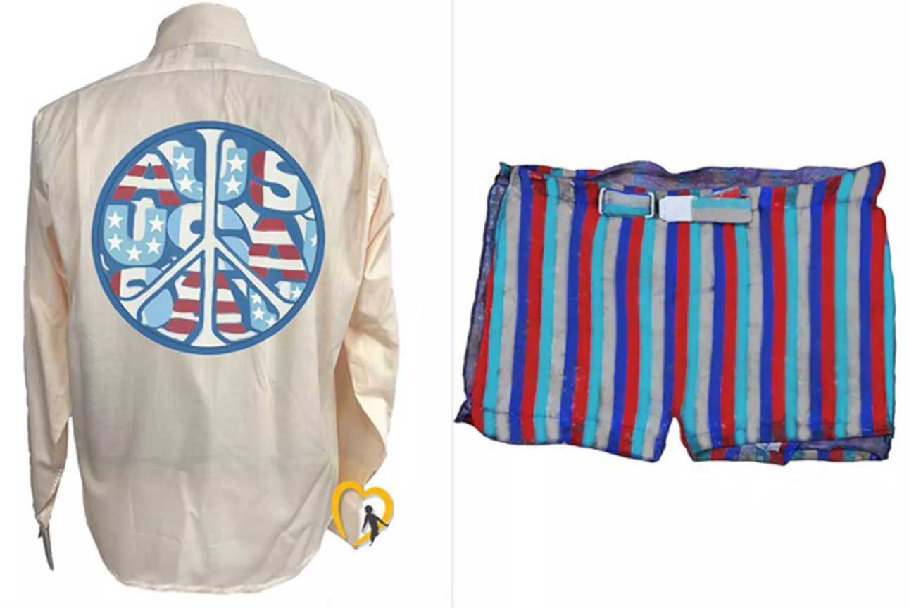 жертве была рубашка цвета хаки с длинными рукавами в стиле 70-х годов и плавки жертве была рубашка цвета хаки с длинными рукавами в стиле 70-х годов и плавки