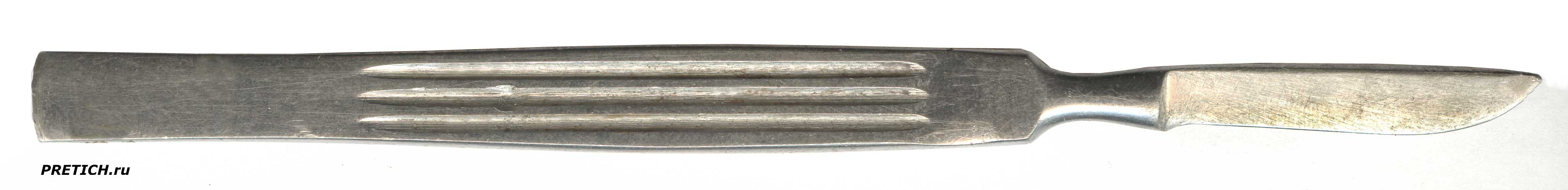 Советский скальпель 1973 года изготовления, производитель неизвестен Советский скальпель 1973 года изготовления, производитель неизвестен