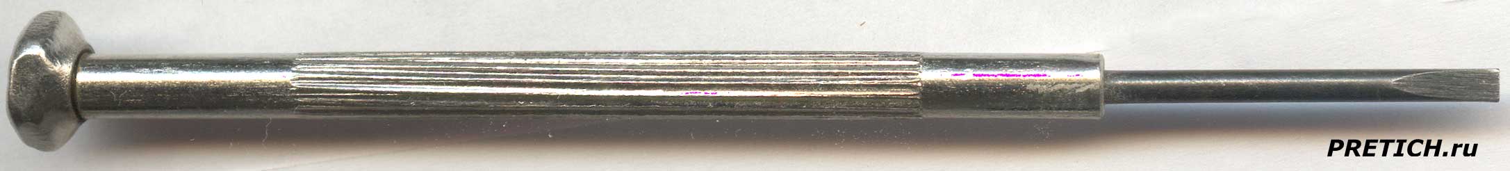 Советская часовая отвертка плоска с закаленным сердечником Советская часовая отвертка плоска с закаленным сердечником