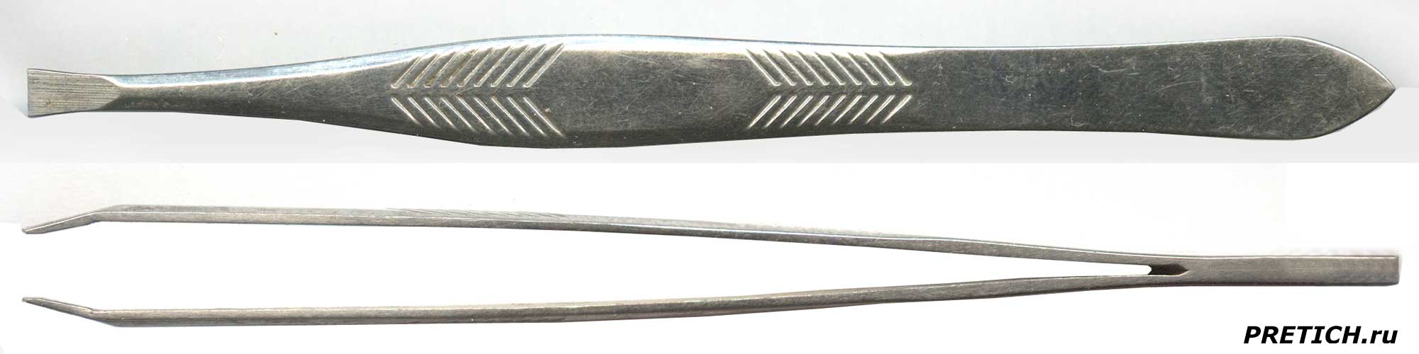 Советский маленький пинцет 90 мм длиной, высокое качество, для работы Советский маленький пинцет 90 мм длиной, высокое качество, для работы