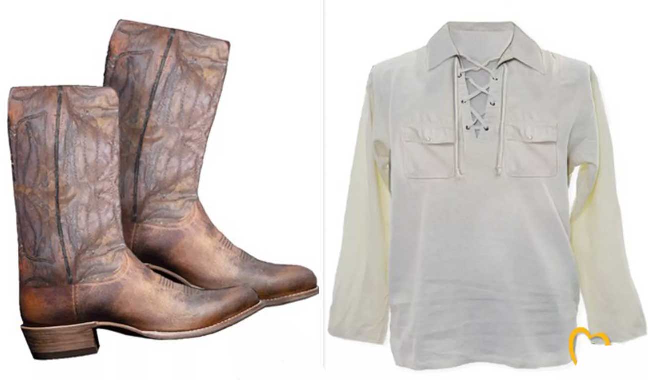 Вместе с останками мальчика были также найдены кожаные ковбойские сапоги Вместе с останками мальчика были также найдены кожаные ковбойские сапоги