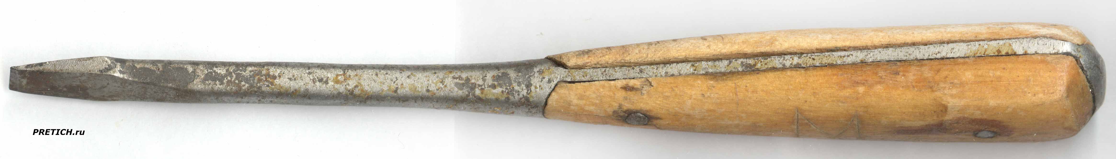 советская массовая отвертка полное описание, сталь и дерево советская массовая отвертка полное описание, сталь и дерево