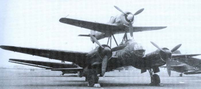 Немецкие составные самолеты Мститель нацистская Германия Немецкие составные самолеты Мститель нацистская Германия