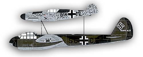 секретное оружие вермахта - Люфтваффе, составные самолеты секретное оружие вермахта - Люфтваффе, составные самолеты