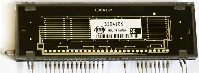 Futaba BJ041GK vacuum fluorescent display обзор и подключение