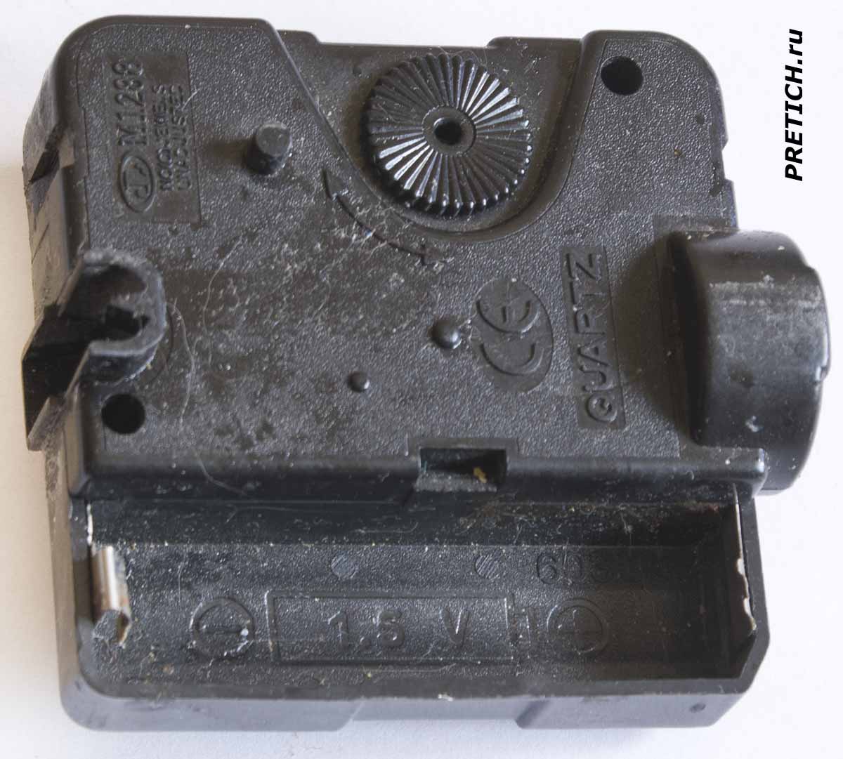 Описание механизма M1288 для настенных кварцевых часов с маятником Описание механизма M1288 для настенных кварцевых часов с маятником