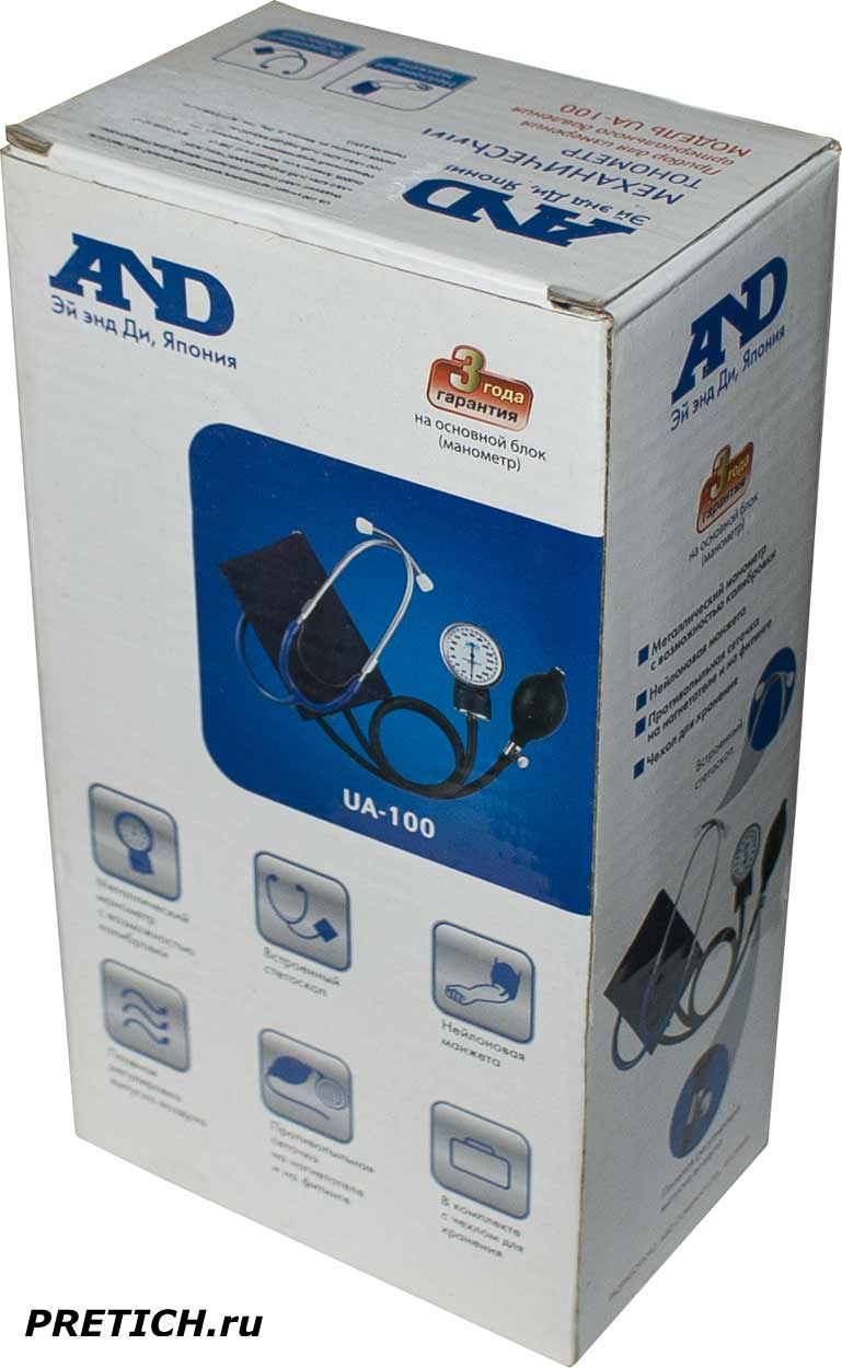 AND UA-100 механический тонометр, полное описание, проблемы AND UA-100 механический тонометр, полное описание, проблемы