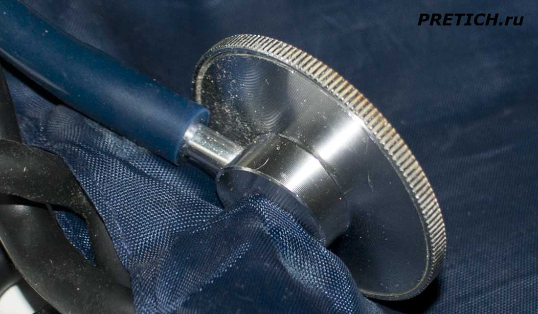 AND UA-100 головка стетоскопа прикручена к манжете, зачем так? AND UA-100 головка стетоскопа прикручена к манжете, зачем так?