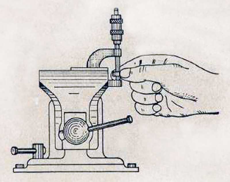 Micrometer repair technique, finishing of measuring surfaces Micrometer repair technique, finishing of measuring surfaces