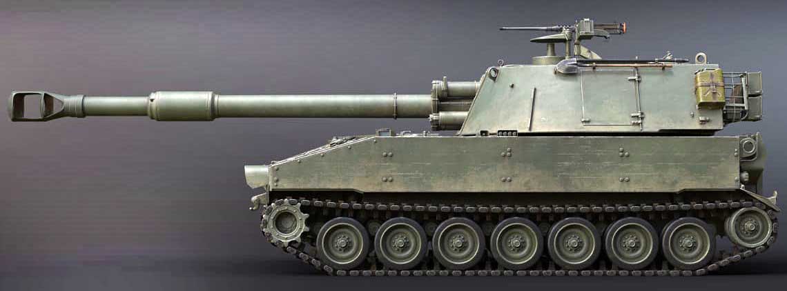 155-мм самоходная гаубица М109А2 США - Оружие НАТО 155-мм самоходная гаубица М109А2 США - Оружие НАТО