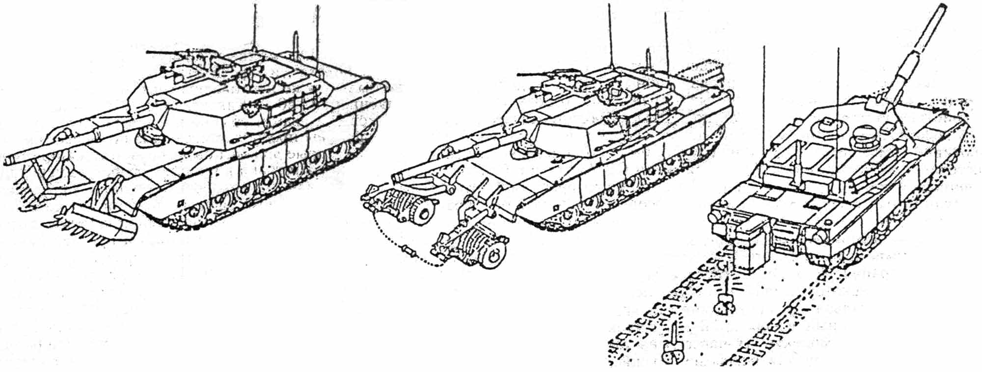 Батальонный противоминный комплект BCS на базу танка Абрамс Батальонный противоминный комплект BCS на базу танка Абрамс