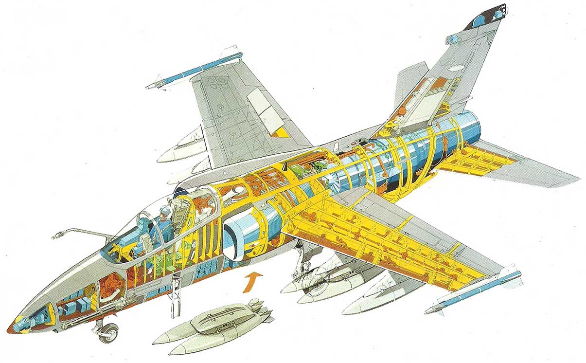 A-1B двухместный вариант легкого истребителя АМХ ВВС Бразилии A-1B двухместный вариант легкого истребителя АМХ ВВС Бразилии