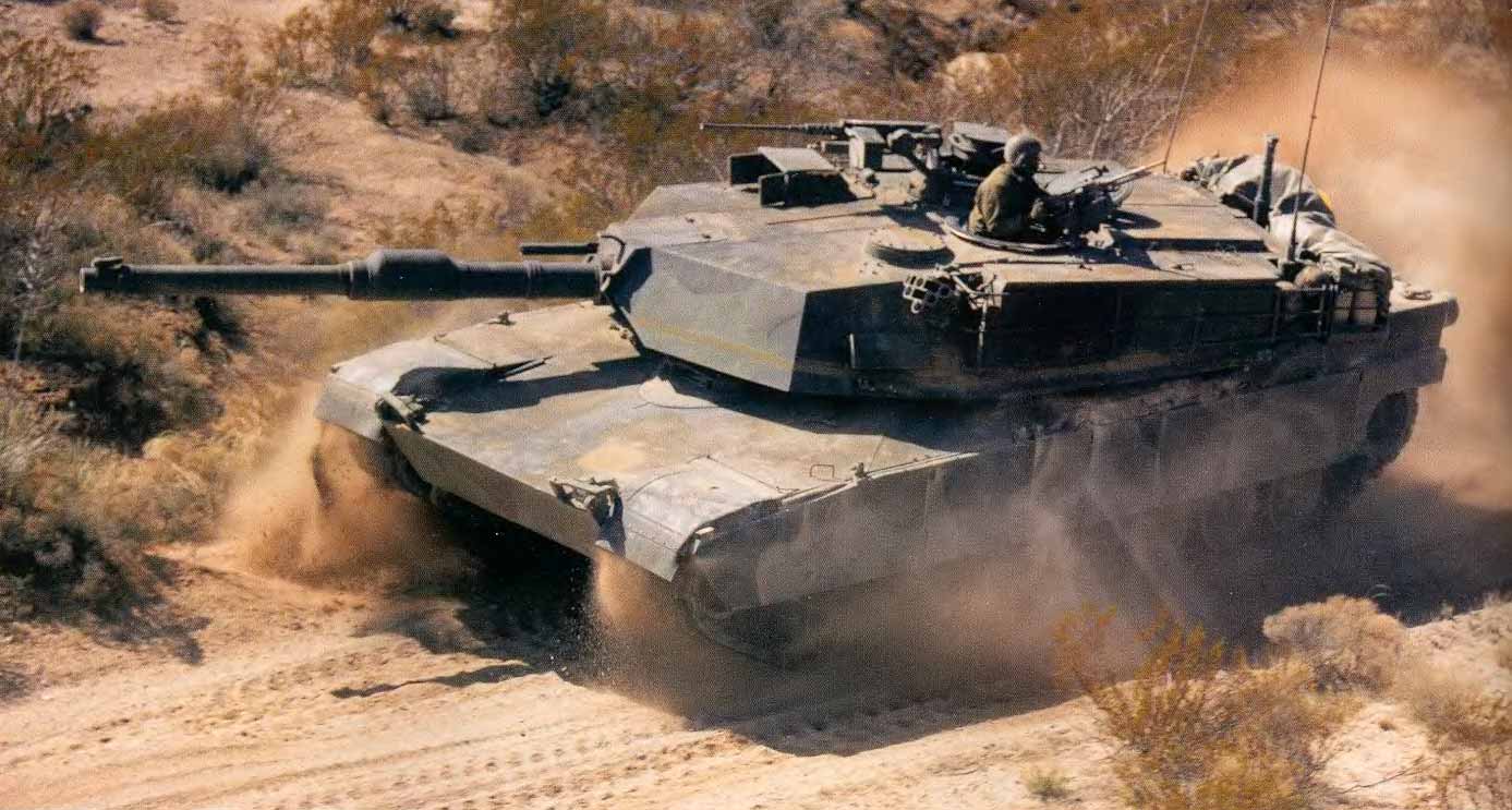Первые прототипы американского танка Абрамс на испытаниях Первые прототипы американского танка Абрамс на испытаниях