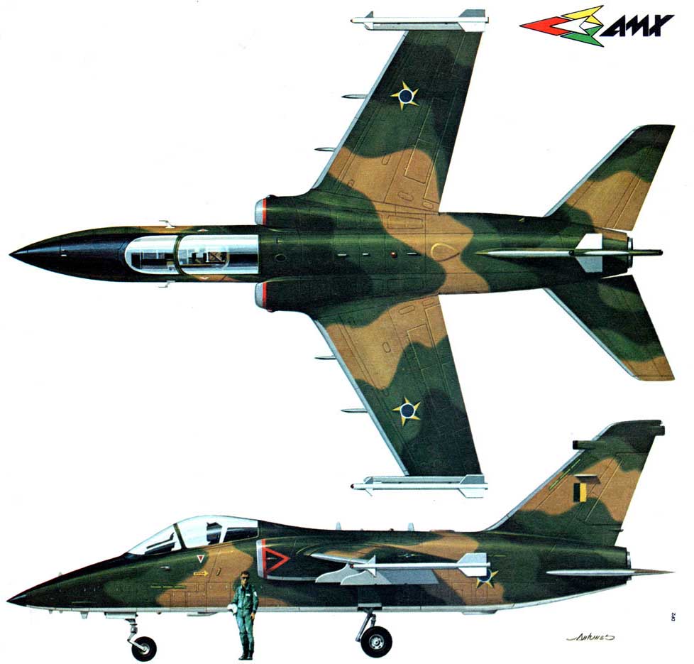 A-1 Centauro вариант истребителя АМХ для ВВС Италии, обзор A-1 Centauro вариант истребителя АМХ для ВВС Италии, обзор