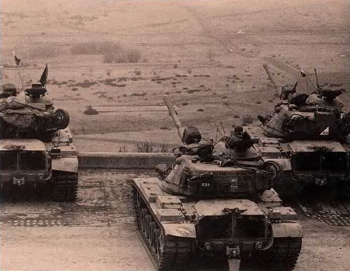 американские танки M60, принадлежащие их бронетанковым полкам американские танки M60, принадлежащие их бронетанковым полкам