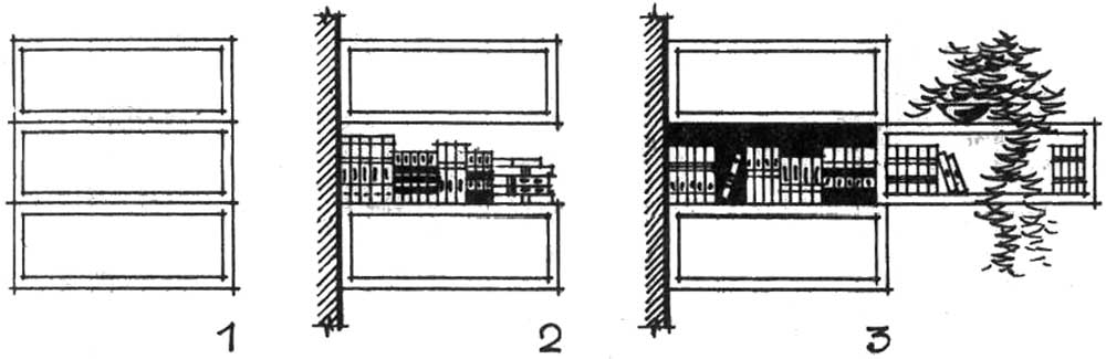 Как правильно и удобно разместить книжные полки