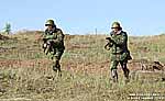 российские мотострелки на учения в Тоцком