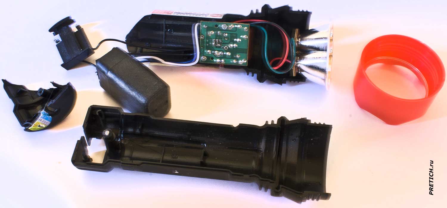 Emater EM-910 разборка и ремонт киитайского фонарика Emater EM-910 разборка и ремонт киитайского фонарика