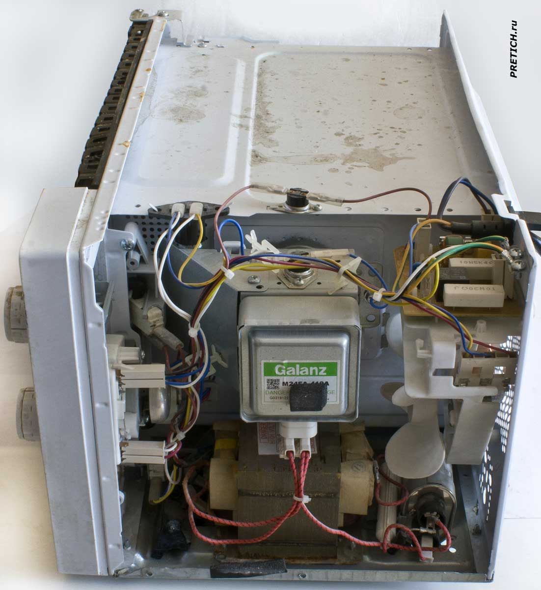 BEKO MOC 20100 W разборка микроволновки BEKO MOC 20100 W разборка микроволновки