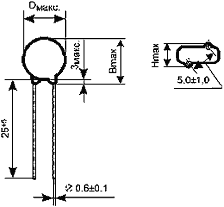 Терморезисторы РТС-З, термисторы