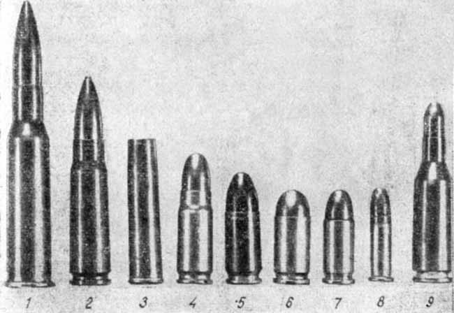Патроны к различным системам нарезного оружия