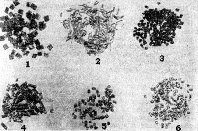 Образцы порохов - бездымный Сокол, пистолетный, винтовочный