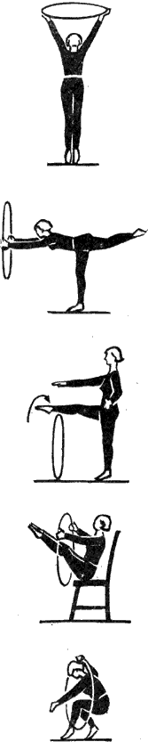 упражнения с обручем, гимнастика, спортшкола