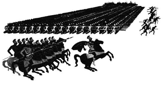 Македонская фаланга - полное устройство Македонская фаланга - полное устройство