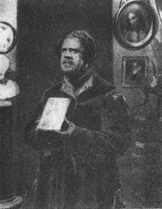 О. Ф. Москвин в фильме &laquo;Поликушка&raquo;, дореволюционное кино