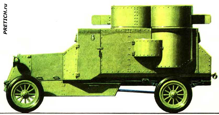 броневик Остин-Путиловец, он же Враг капитала