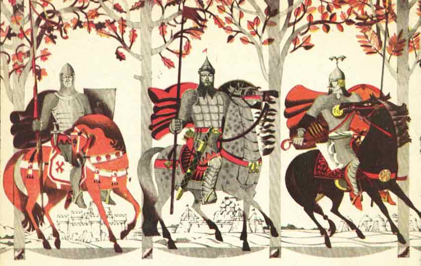 сравнение русских, западных и восточных доспехов