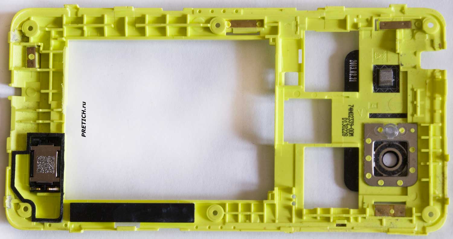 разбираем HTC Desire 400 задняя часть корпуса смартфона разбираем HTC Desire 400 задняя часть корпуса смартфона