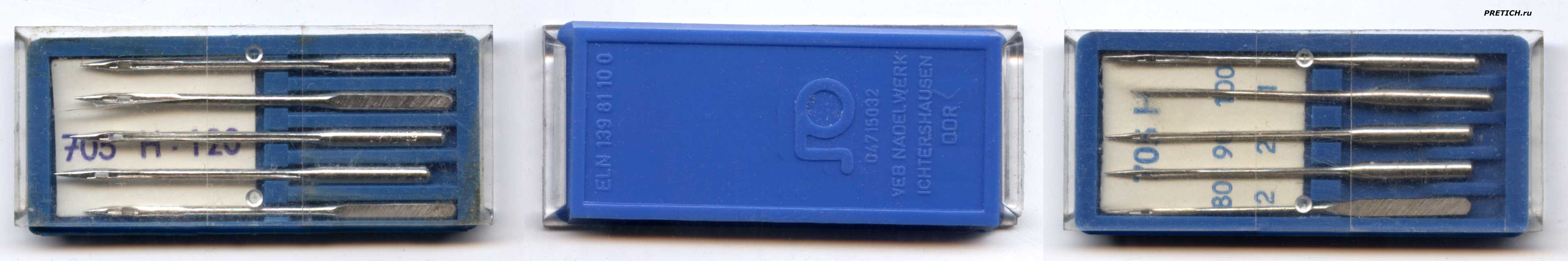 VEB NADELWERK ICHTERSHAUSEN DDR швейные иглы из ГДР VEB NADELWERK ICHTERSHAUSEN DDR швейные иглы из ГДР
