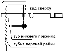 чертеж качественной и мощной стальной струбцины