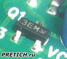 3EM K транзистор SMD монтажа 3EM K транзистор SMD монтажа