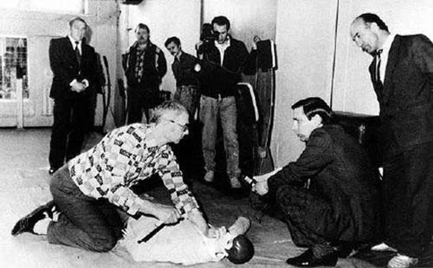 Чикатило - следственный эксперимент, съемка