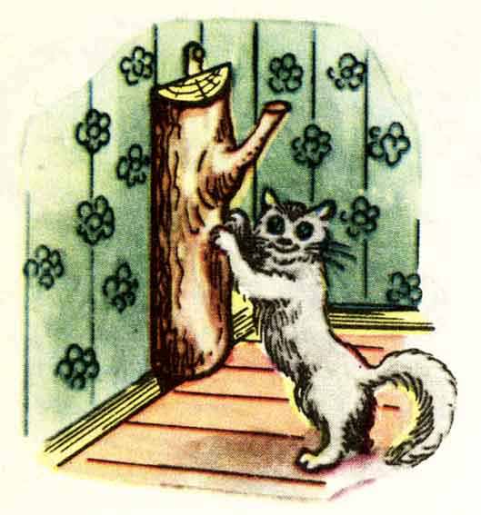 как сделать точилку для кошачьих когтей точилка дло когтей кошке - делаем сами