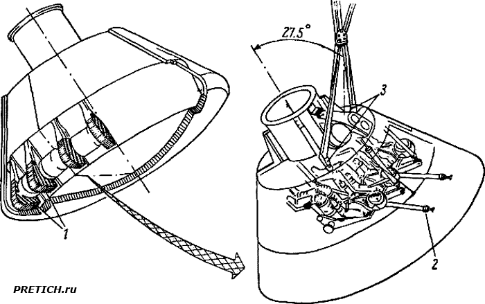 демпфирования ударных нагрузок при посадке корабля Аполлон демпфирования ударных нагрузок при посадке корабля Аполлон