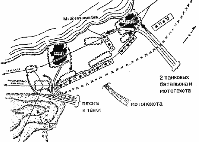 карта арабо-израильская война