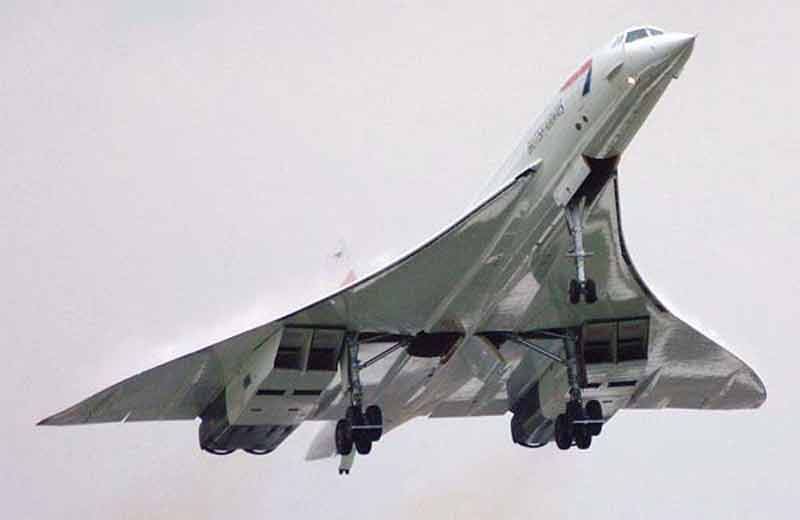 сверхзвуковой самолет Конкорд