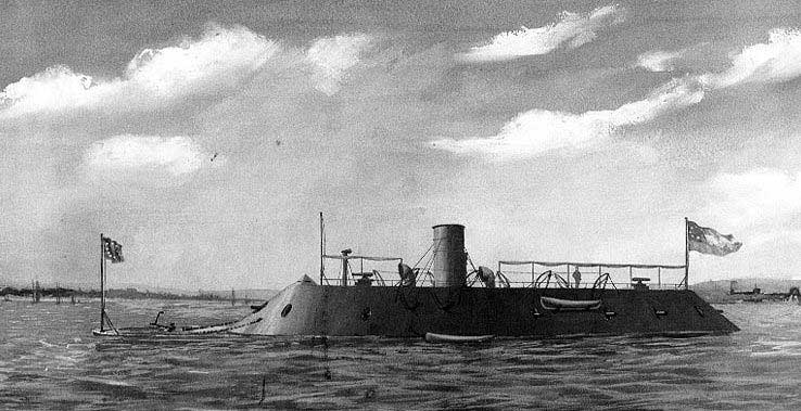 Паровой таранный броненосец Вирджиния, США