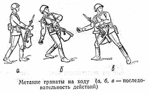 Метание гранаты на ходу Метание гранаты на ходу