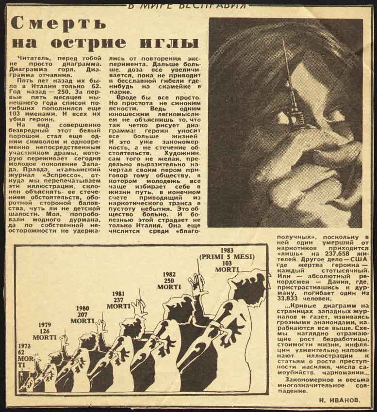 Смерть на острие иглы