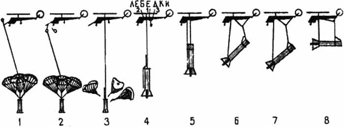 Вертолет спасает космическую ракету - проект