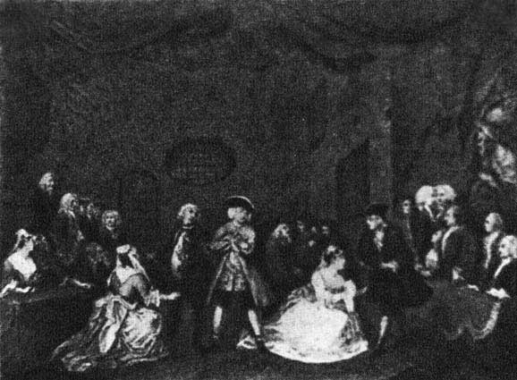 Опера нищих, гравюра У. Блейка