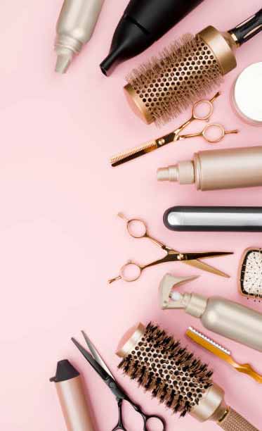 Все инструменты и материалы для волос, уходом за ними