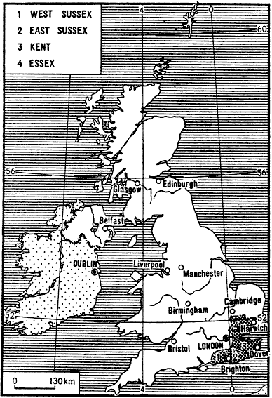 The Britons could not keep their land free for a long time. The Germanic tribes from Western Europe