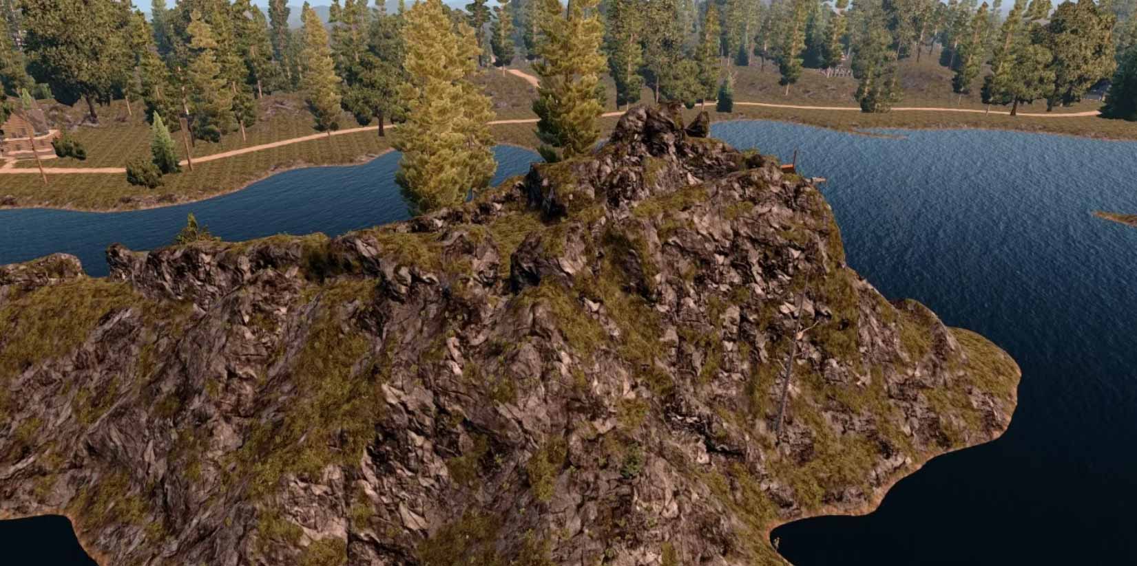 7 Days To Die строим базу на острове на озере - как сделать? 7 Days To Die строим базу на острове на озере - как сделать?