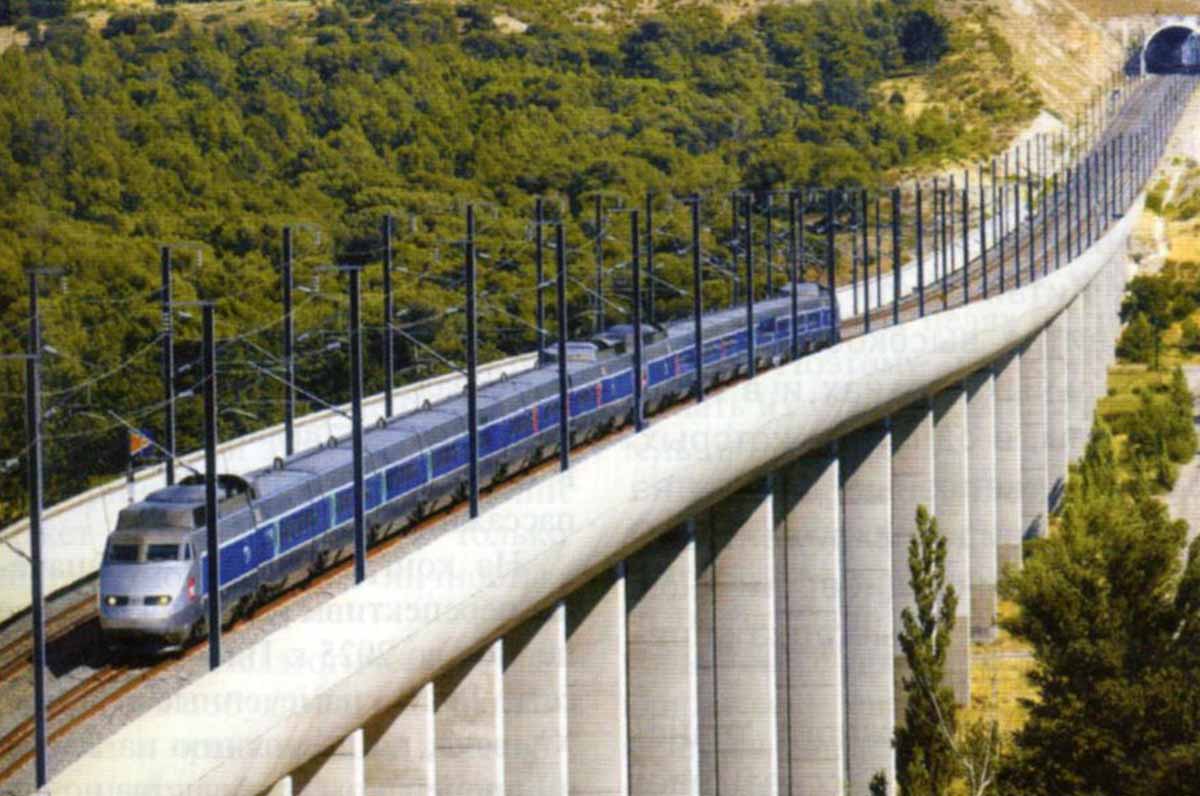 Франция - высокоскоростная железная дорога